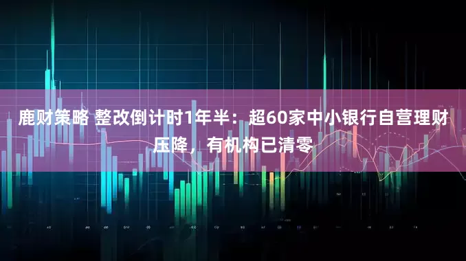 鹿财策略 整改倒计时1年半：超60家中小银行自营理财压降，有机构已清零